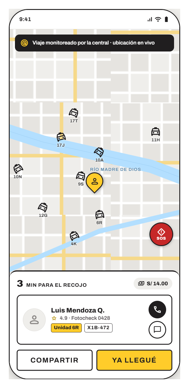 Viaje en curso
